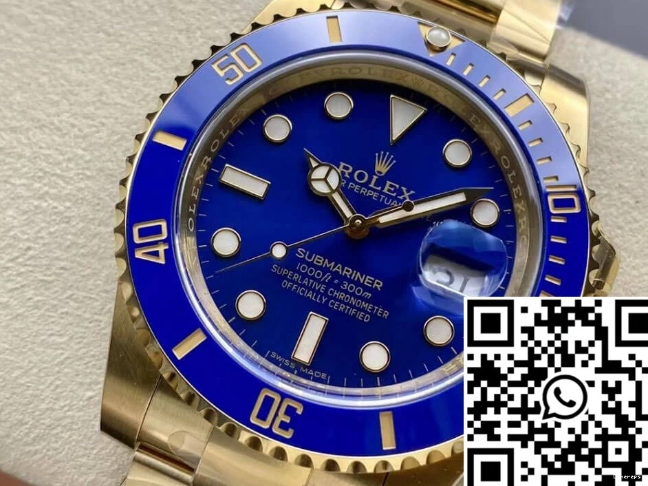 Blue Submariner Clean Rolex M116618LB-0003 Factory 1213 ComfortFit Bezel 0713